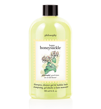 Philosophy Happy Honeysuckle Shampoo, Shower Gel & Bubble Bath