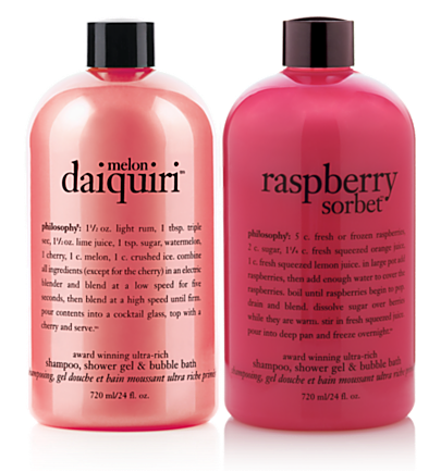 Philosophy Raspberry Sorbet & Melon Daiquiri 24 oz. Shower Gel Duo