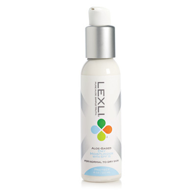 Lexli Aloe-Based Day Moisturizer with SPF 15 for Normal to Dry Skin,
