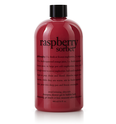 Philosophy Raspberry Sorbet Shampoo, Shower Gel & Bubble Bath