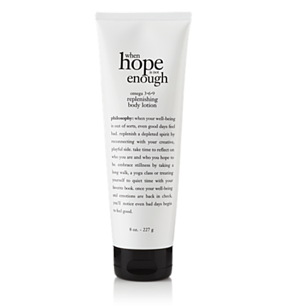Philosophy When Hope Is Not Enough Omega 3-6-9 Replenishing Body Lotion