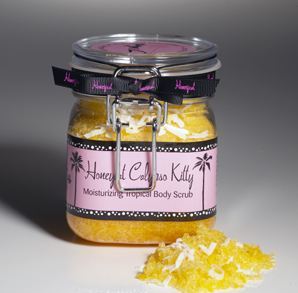 Honeycat Cosmetics Calypso Kitty Pineapple Scrub