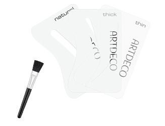 Artdeco Eyebrow Stencils with Brush Applicator