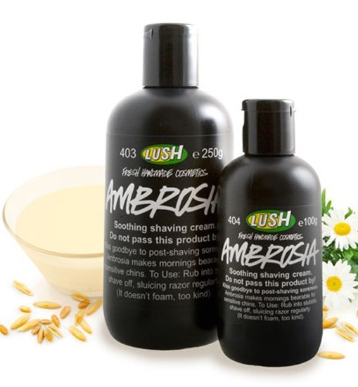 Lush Ambrosia Shaving Cream Men BeautyAlmanac