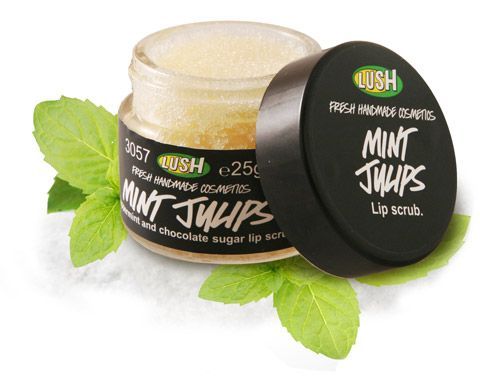 Lush Mint Julip lip scrub