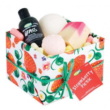 Lush Strawberry Picnic Gift