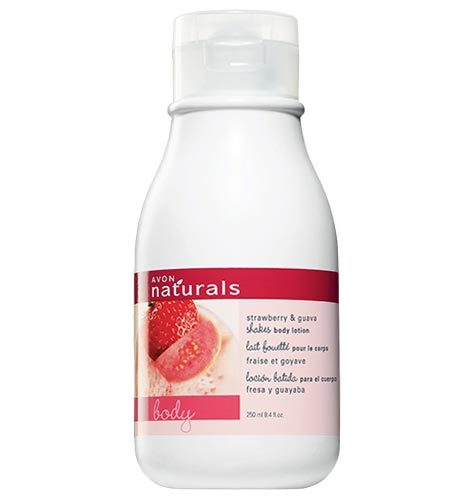 Avon NATURALS Strawberry & Guava Shakes Body Lotion