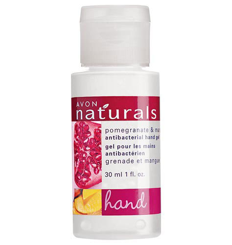 Avon NATURALS Antibacterial Mini Hand Gel in Pomegranate & Mango