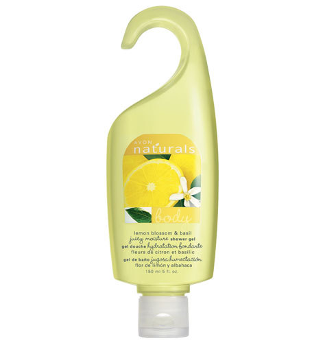 Avon NATURALS Lemon Blossom & Basil Juicy Moisture Shower Gel
