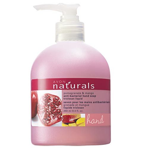 Avon NATURALS Pomegranate & Mango Antibacterial Liquid Hand Soap
