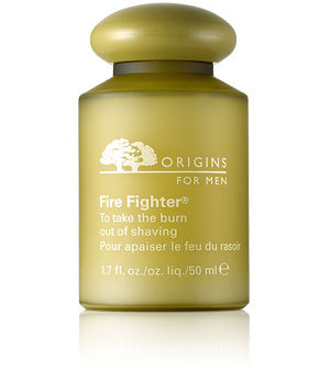 Origins Fire Fighter® To take the burn out of shaving