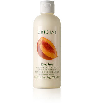 Origins Knot Free® Finishing Rinse If your hair acts hard to comb