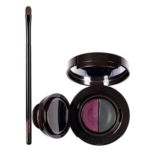 Avon mark Keep It Going Longwear Eyeliner & Shadow in Industria and Flat Eyeliner Brush Duo