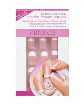 Artdeco Preglued Nails French Design - Natural