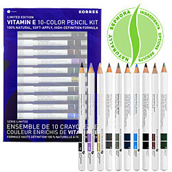 Korres Vitamin E 10-Color Pencil Kit