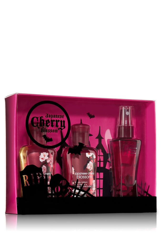 Bath & Body Works Japanese Cherry Blossom Halloween Gift Set