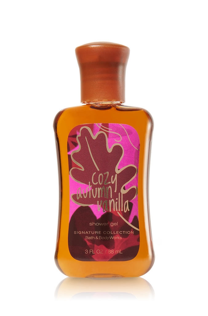 Bath & Body Works Cozy Autumn Vanilla Travel-Size Shower Gel