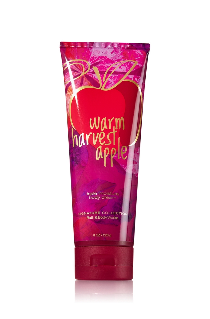 Bath & Body Works Warm Harvest Apple Triple Moisture Body Cream