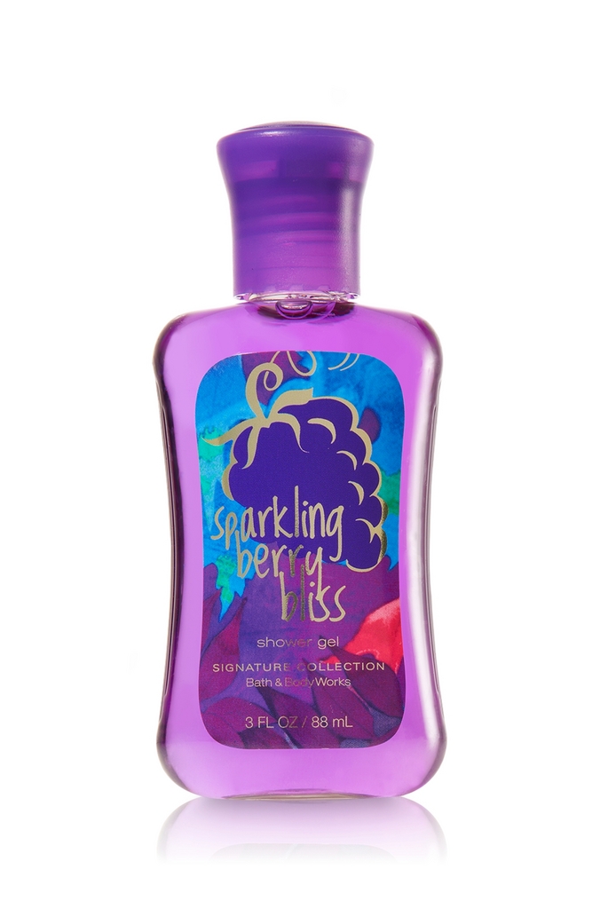 Bath & Body Works Sparkling Berry Bliss Signature Collection Travel-Size Shower Gel