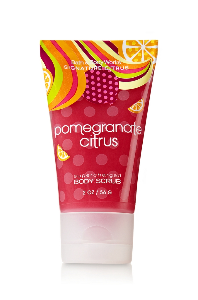 Bath & Body Works Pomegranate Citrus Signature Collection Travel-Size Supercharged Body Scrub