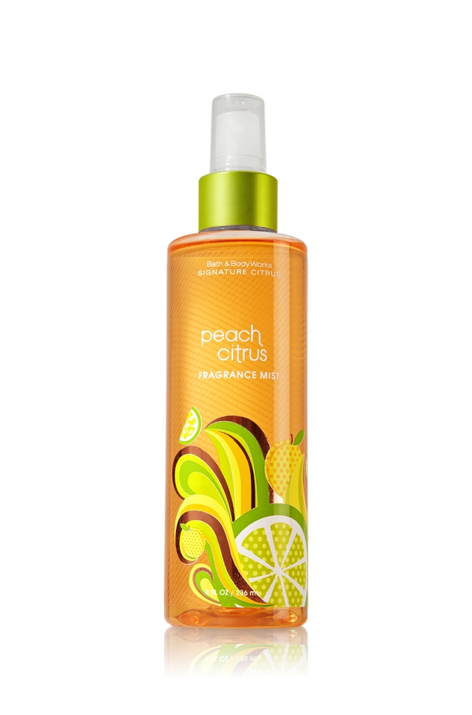 Bath & Body Works Peach Citrus Signature Collection Fragrance Mist | Bath & Body | BeautyAlmanac