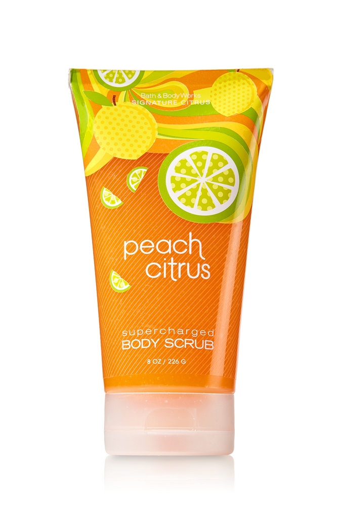 Bath & Body Works Peach Citrus Signature Collection Supercharged Body Scrub