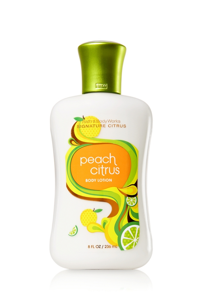 Bath & Body Works Peach Citrus Signature Collection Body Lotion