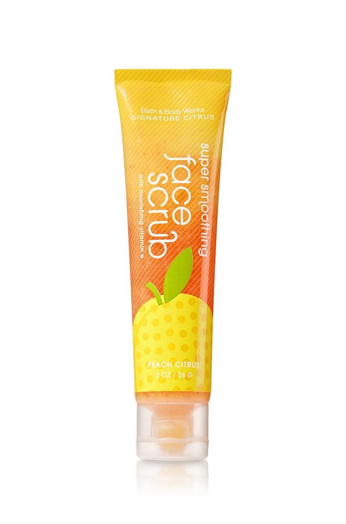 Bath & Body Works Peach Citrus Signature Collection Super Smoothing Face Scrub