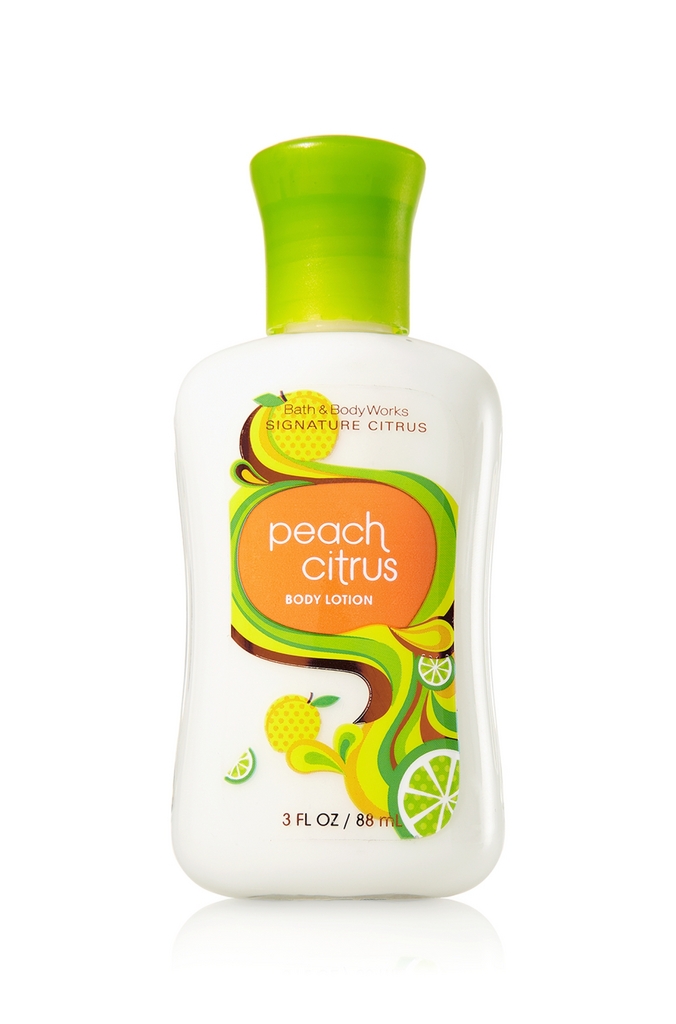 Bath & Body Works Peach Citrus Signature Collection Travel-Size Body Lotion