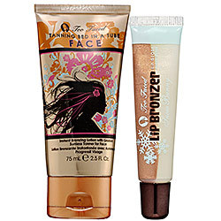 Too Faced Tanning Bed In A Tube & Snow Bunny Lip Bronzer ($40 Value)