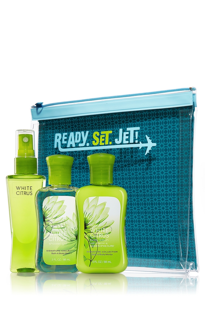 travel set bath and body works