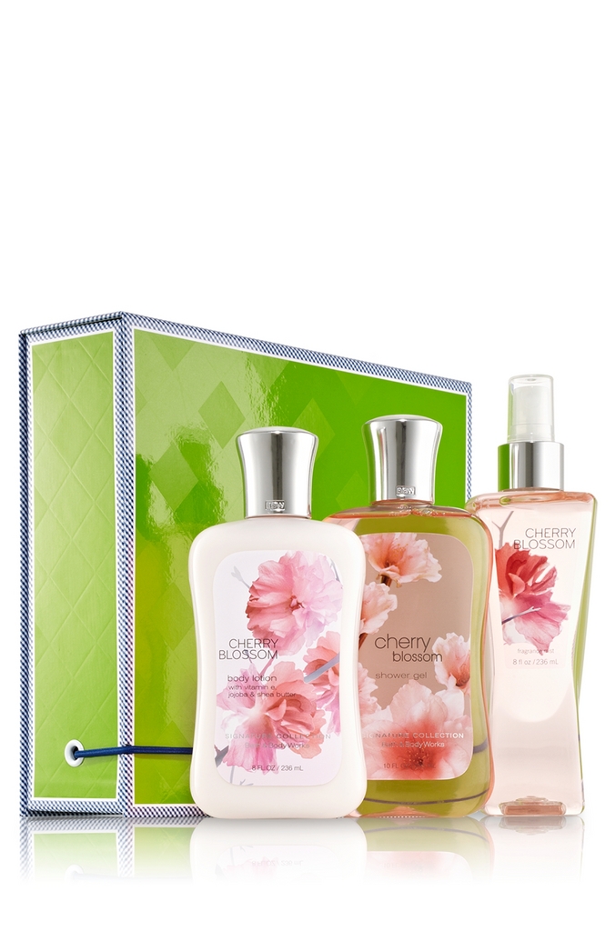 Bath & Body Works Cherry Blossom Signature Collection Medium Signature ...