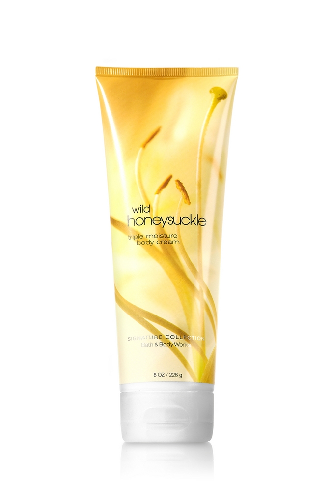 Bath & Body Works Wild Honeysuckle Signature Collection Triple Moisture Body Cream