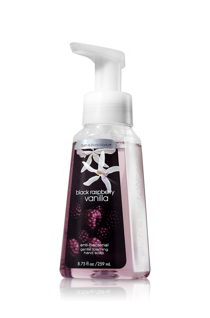 Bath & Body Works Black Raspberry Vanilla AntiBacterial Gentle Foaming