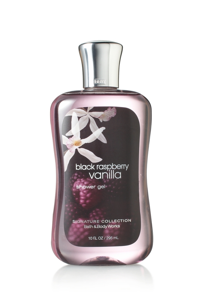 Bath & Body Works Black Raspberry Vanilla Signature Collection Shower