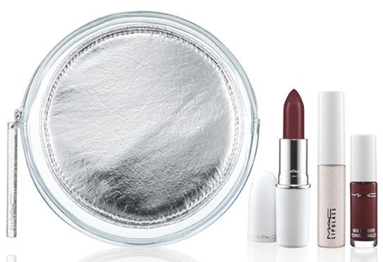 MAC Ice Parade Pure Drama Iced Delights Nail & Lip Bag