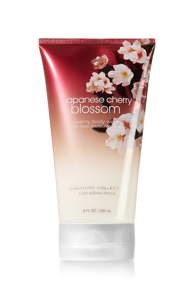 Bath & Body Works Japanese Cherry Blossom Signature Collection Creamy Body Wash