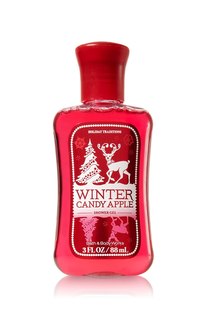 Bath & Body Works Winter Candy Apple Signature Collection Travel-Size Shower Gel