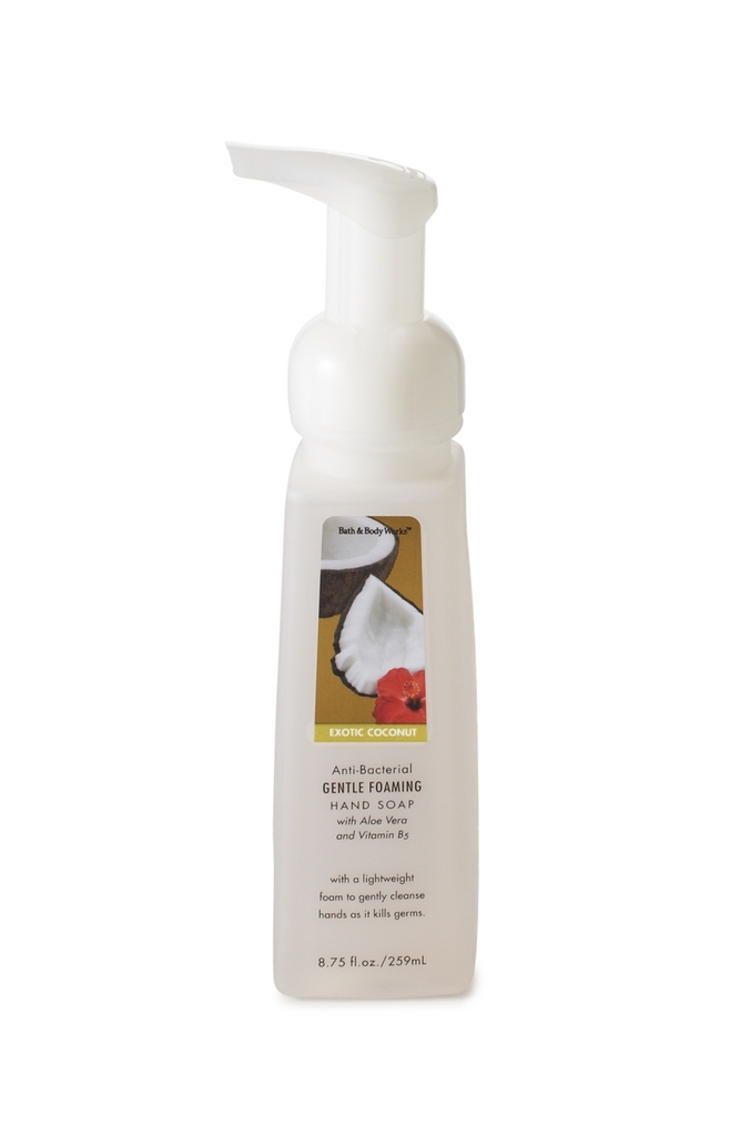Bath & Body Works Exotic Coconut Anti-Bacterial CLASSICS Gentle Foaming Soap