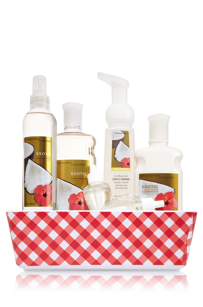 Bath & Body Works Exotic Coconut Signature Collection CLASSICS Fragrance Tray