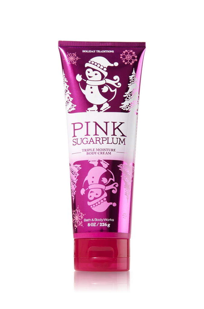 Bath & Body Works Pink Sugarplum Signature Collection Triple Moisture Body Cream