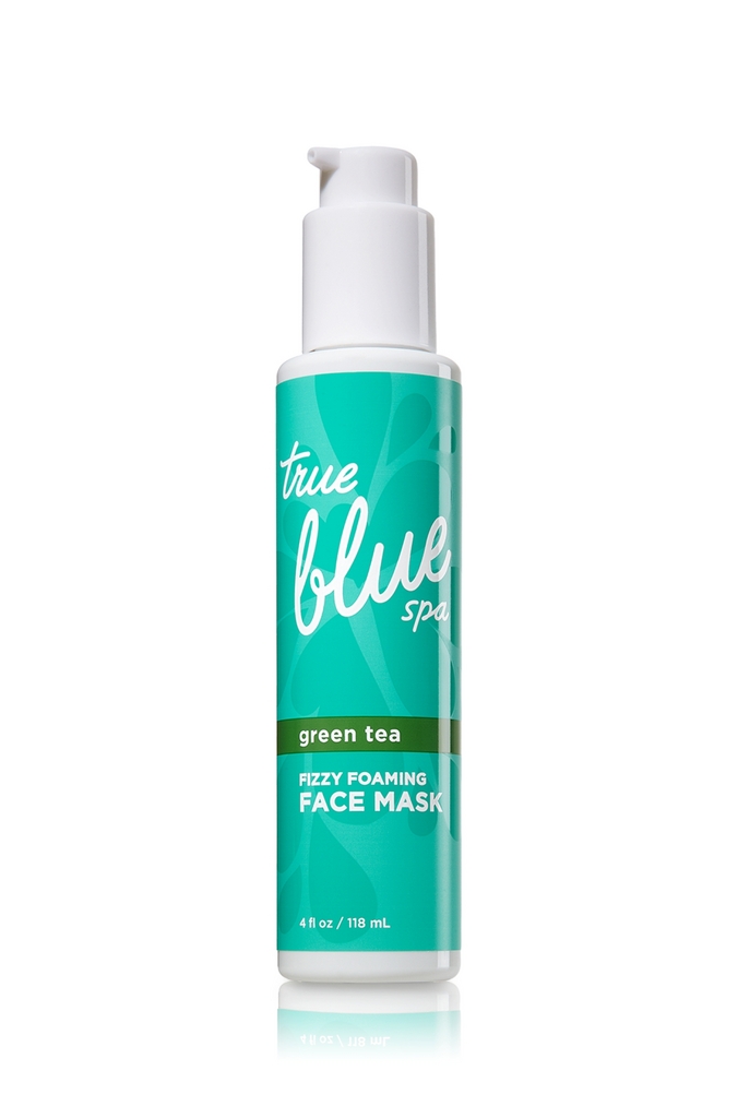 Bath & Body Works True Blue Spa Fizzy Foaming Face Mask with Green Tea