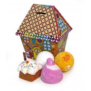 Lush Gingerbread House Tin Gift