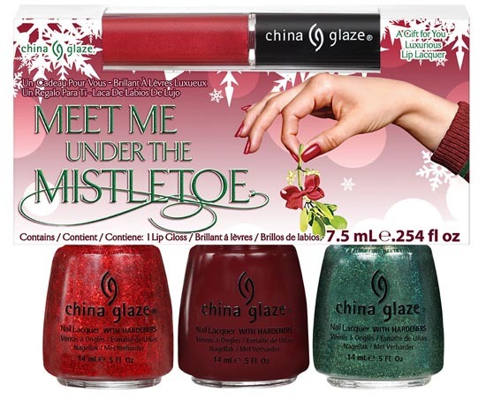 China Glaze Meet Me Under the Mistletoe