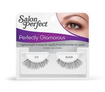 Salon Perfect Perfectly Glamorous 212 Black Strip Lashes