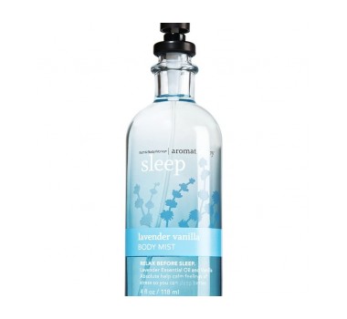 Bath & Body Works Sleep - Lavender Vanilla Aromatherapy Body Mist