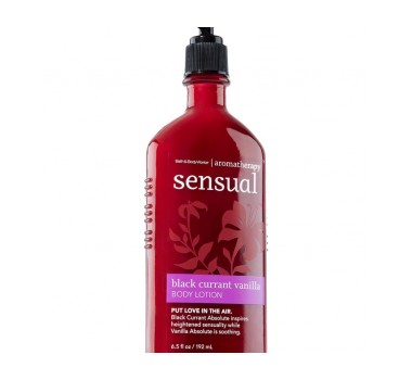 Bath & Body Works Sensual - Black Currant Vanilla Aromatherapy Body Lotion