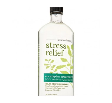 Bath & Body Works Stress Relief - Eucalyptus Spearmint Aromatherapy Body Wash & Foam Bath