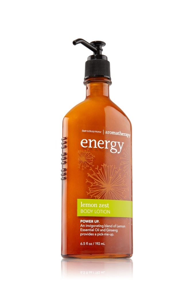 Bath & Body Works Energy Lemon Zest Aromatherapy Body Lotion Bath