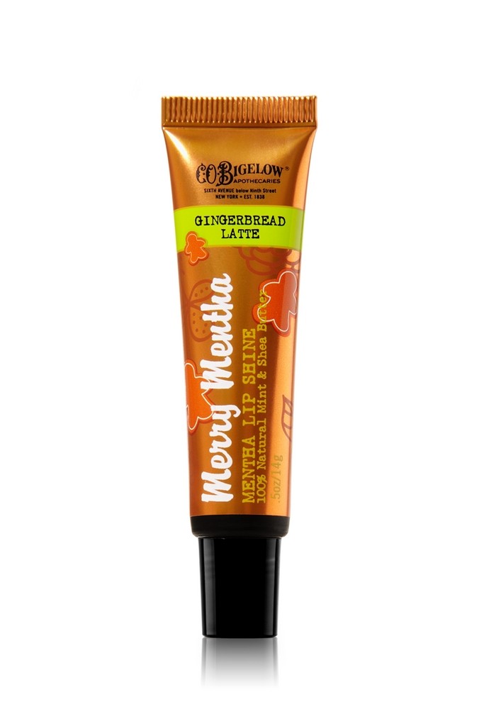 Bath & Body Works Gingerbread Latte C.O. Bigelow Merry Mentha Lip Shine |  Makeup | BeautyAlmanac